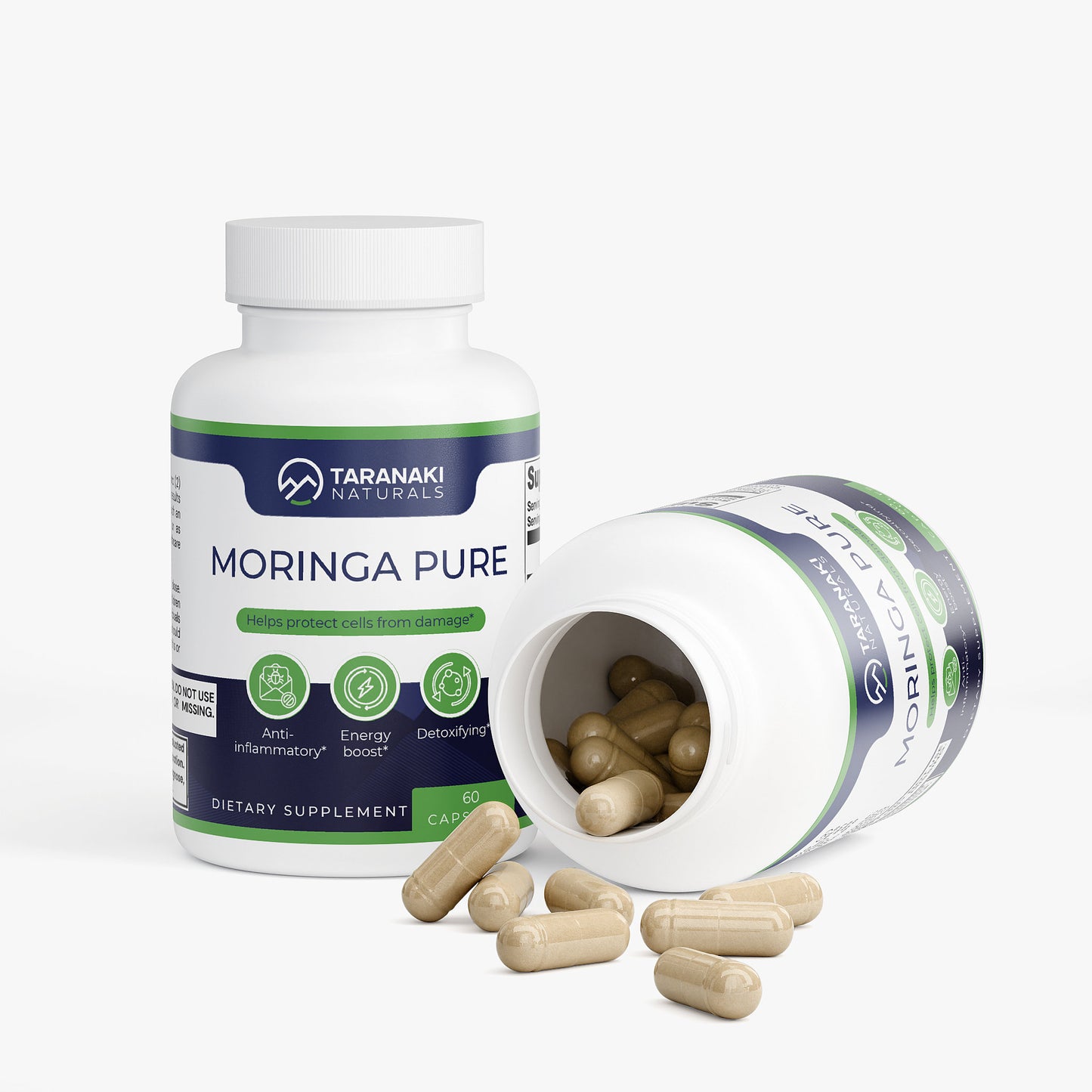 Moringa Pure - Premium Oleifera Leaf Supplement 60ct