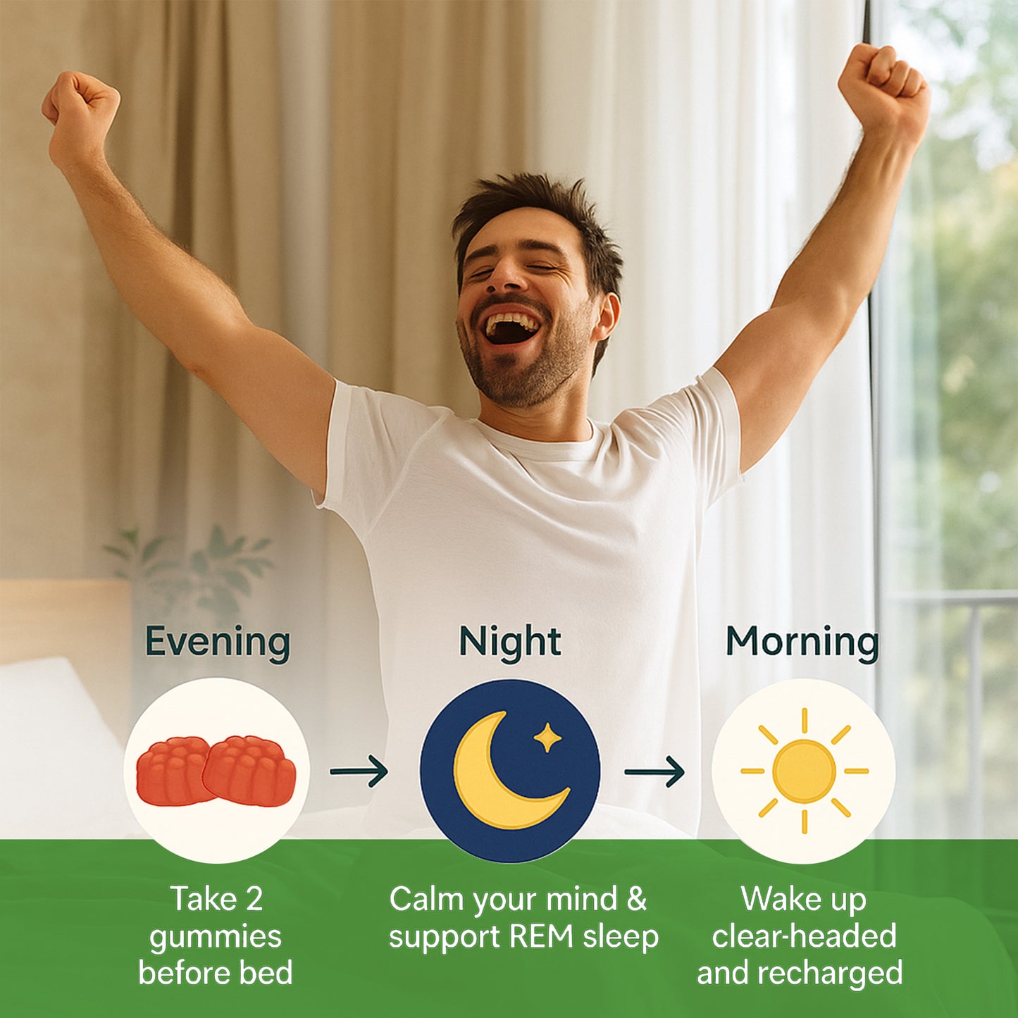 Sleep Well Gummies – Passiflora, Melatonin & B6