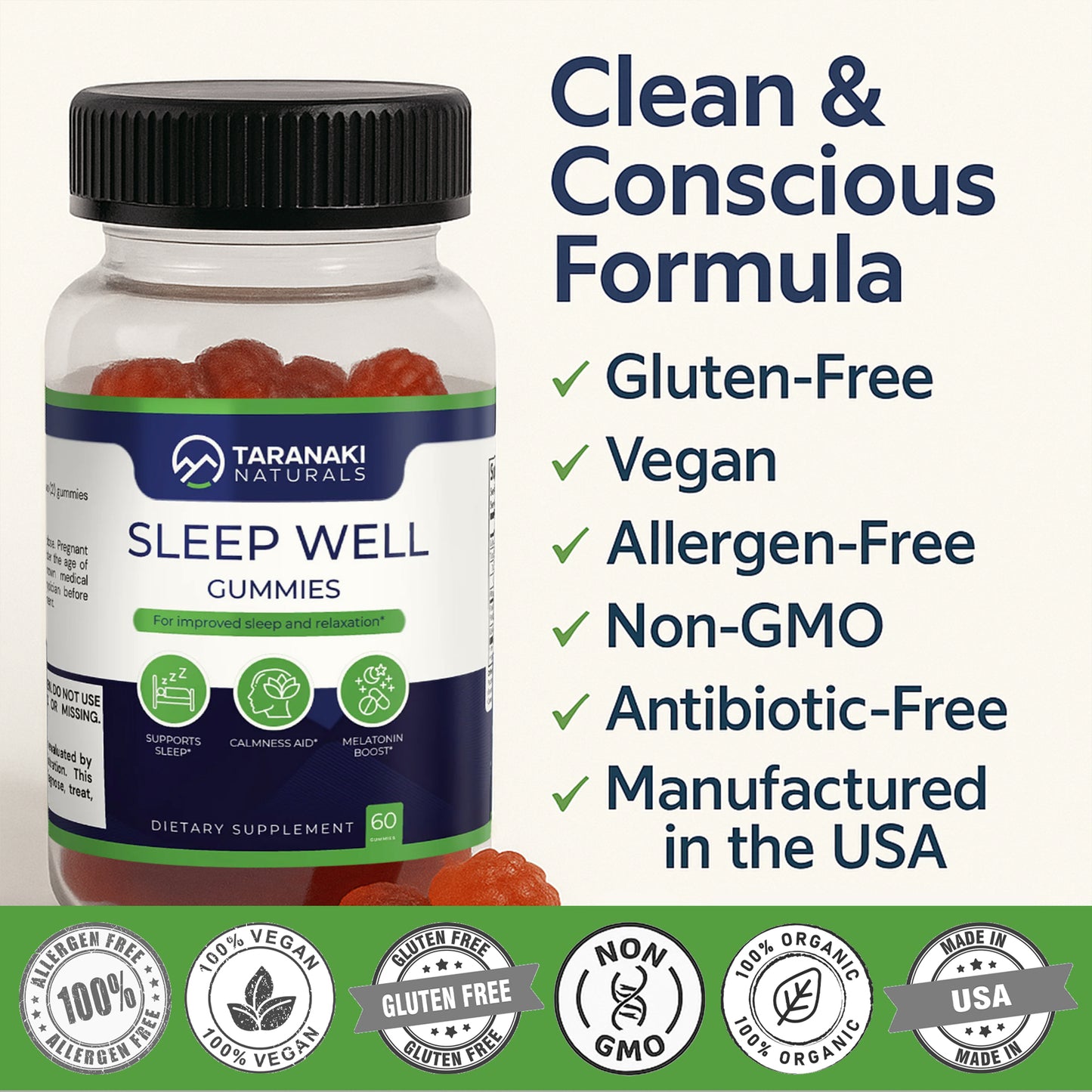 Sleep Well Gummies – Passiflora, Melatonin & B6