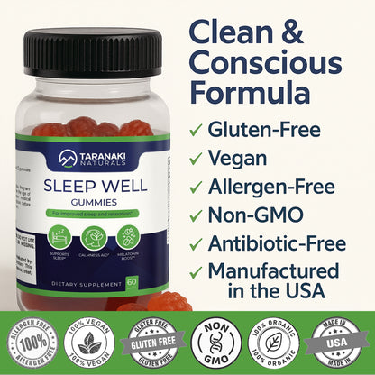 Sleep Well Gummies – Passiflora, Melatonin & B6
