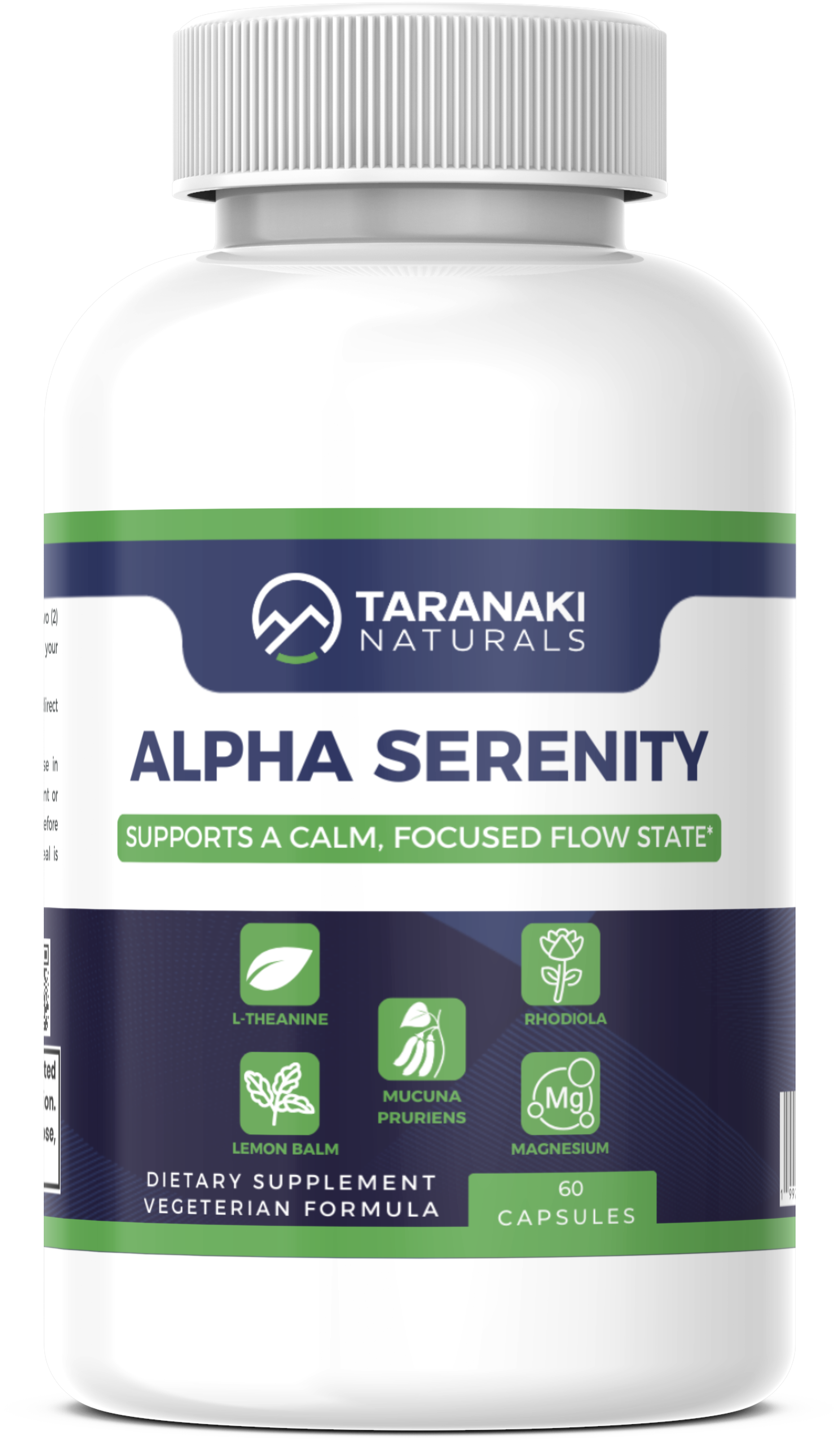 Alpha Serenity - L-Theanine, Rhodiola, Lemon Balm, Magnesium, Mucuna Pruriens L-Dopa